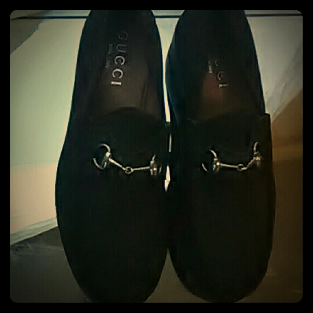 Gucci Suede Dark Brown Men's Loafers 10.5